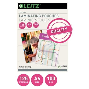 Leitz Laminierfolie DIN A6 125mic EVA 100 St.