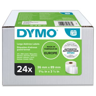 Dymo Adressetikett permanent 24x260 St./Pack.