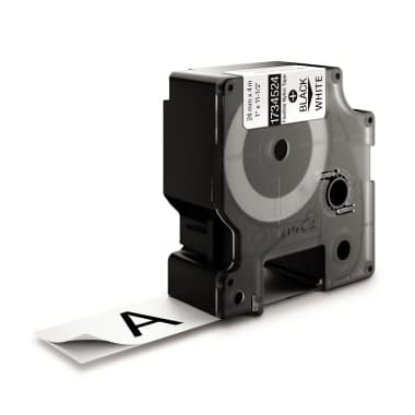 Dymo Schriftband-Kassette IND 24mmx3,5m sw auf ws