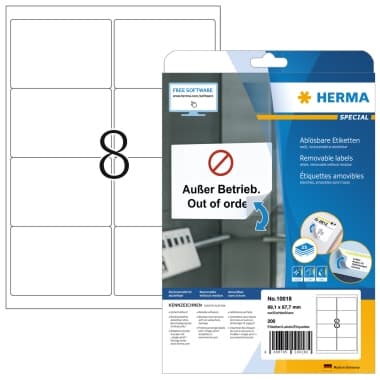 Herma Etikett 99,1x67,7mm ablösbar ws 200 St.