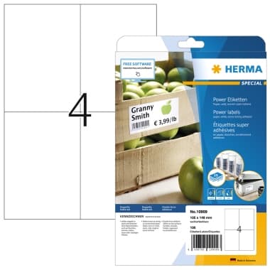 Herma Etikett 105x148mm weiß 100 St./Pack.
