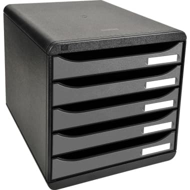 Exacompta Schubladenbox BIG- BOX PLUS 5Schübe sw/si