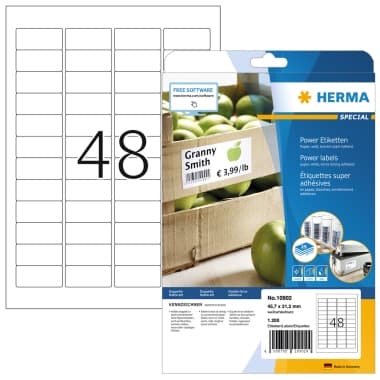 Herma Etikett SPECIAL 45,7x21,2mm ws 1.200 St.