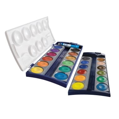 Pelikan Farbkasten 735K/24 24Farben +Deckweiß