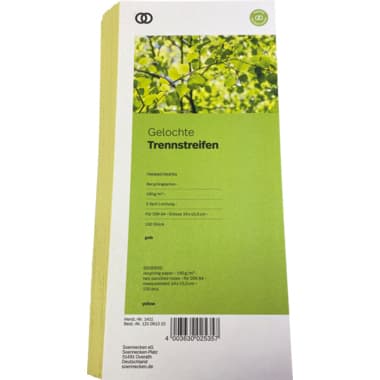 Soennecken Trennstreifen oeco 10,5x24cm ge 100St.