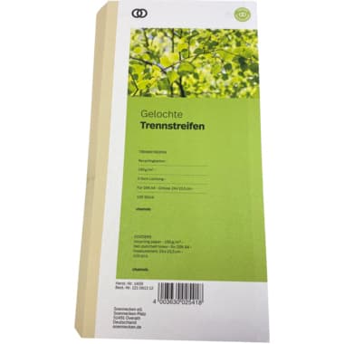 Soennecken Trennstreifen oeco 10,5x24cm ch 100St.