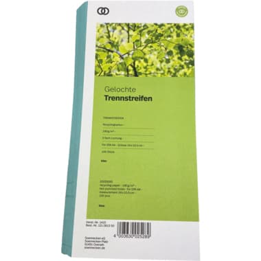 Soennecken Trennstreifen oeco 10,5x24cm bl 100St.