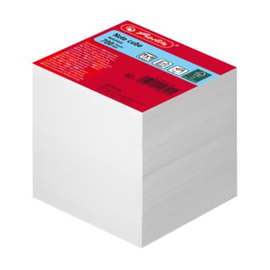Herlitz Zettelklotz 9x9cm geleimt ws 700Bl