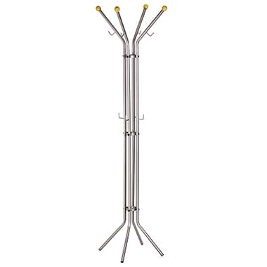 Alco Garderobenständer 52x180x52cm silber