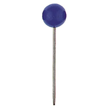 Alco Landkartennadeln 8x16mm blau 20 St./Pack.