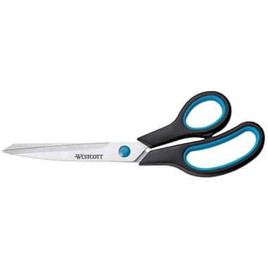 Westcott Schere Easy Grip 24,7cm blau