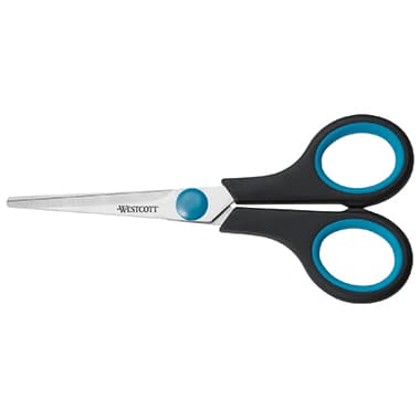 Westcott Schere Easy Grip 14cm blau