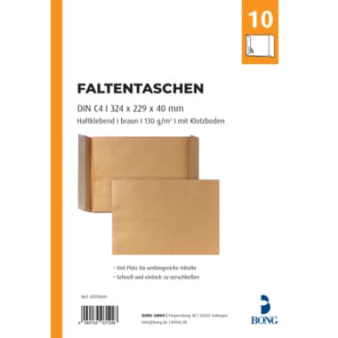 Posthorn Faltentasche C4 oF hk 120g br 10 St.