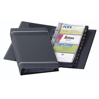 Durable Visitenkarten- Ringbuch VISIFIX max. 200K sw