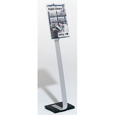 Durable Infodisplay CRYSTAL SIGN STAND A3 alu