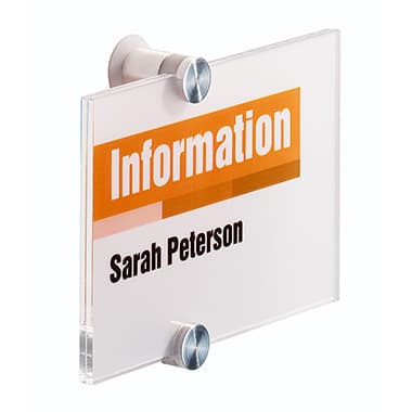 Durable Türschild CRYSTAL SIGN 148x105mm tr