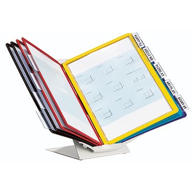 Durable Sichttafelständer VARIO PRO 10 +10Tafeln sort.