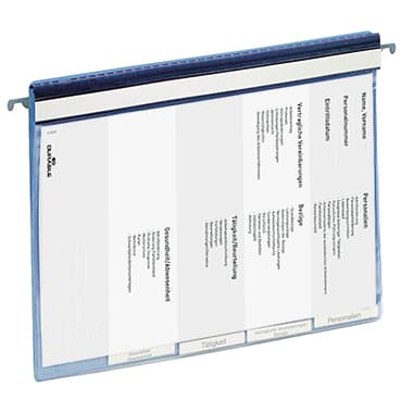 Durable Personalhefter DIN A4 5fach Unterteilung blau