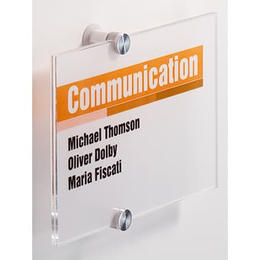 Durable Türschild CRYSTAL SIGN 210x148mm tr