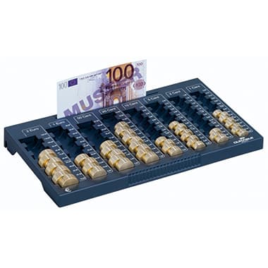 Durable Geldzählbrett EUROBOARD L 32,4x3,4x19cm an