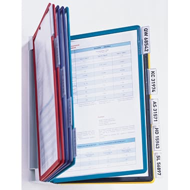 Durable Sichttafel Wandhalter VARIO wall A4 sort