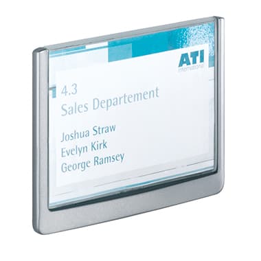Durable Türschild Click SIGN 149x105,5mm graphit