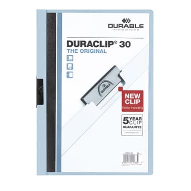 Durable Klemmmappe DURACLIP 30 DIN A4 Hartfolie bl
