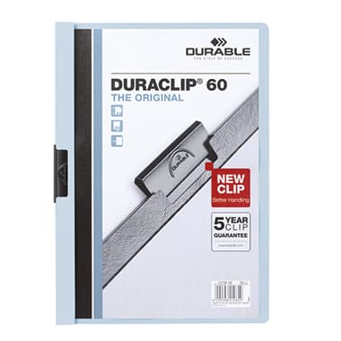 Durable Klemmmappe DURACLIP 60 DIN A4 Hartfolie bl