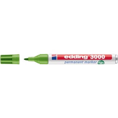 edding Permanentmarker 3000 1,5-3mm Rundspitze h.gn