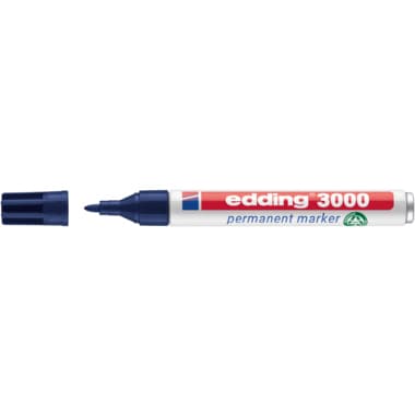 edding Permanentmarker 3000 1,5-3mm Rundspitze t.bl