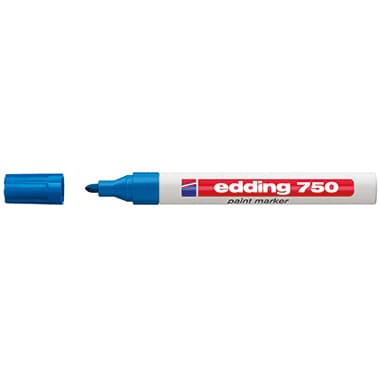 edding Lackmarker 750 2-4mm Rundspitze permanent h.bl