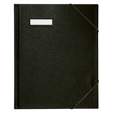 Elba Umlaufmappe colors DIN A4 PVC Eckspanngummi sw