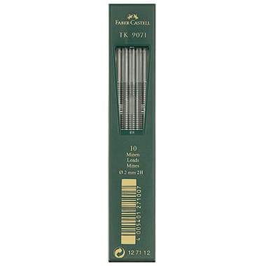 Faber-Castell Fallmine TK 9071 2mm 2H 10 St.
