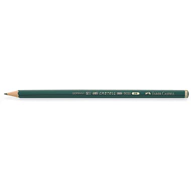 Faber-Castell Bleistift CASTELL 9000 2B dunkelgrün
