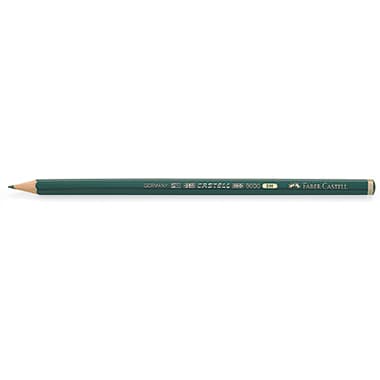 Faber-Castell Bleistift CASTELL 9000 3H dunkelgrün