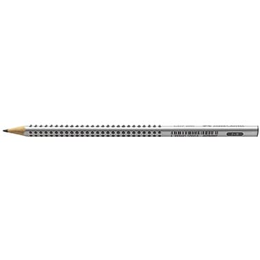 Faber-Castell Bleistift GRIP 2001 Dreieckform B silbergrau