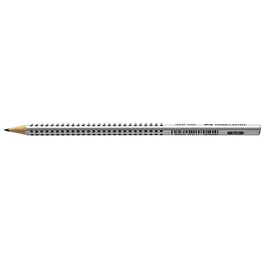 Faber-Castell Bleistift GRIP 2001 Dreieckform H silbergrau