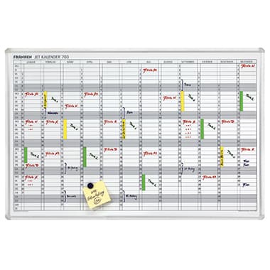 Franken Jahresplaner JetKalender 90x60cm 12M ws