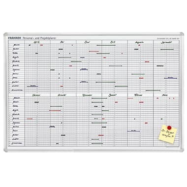 Franken Jahresplaner 90x60cm 12Monate weiß