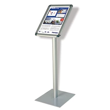 Franken Infodisplay DIN A4 80cm Standfuß tr/si