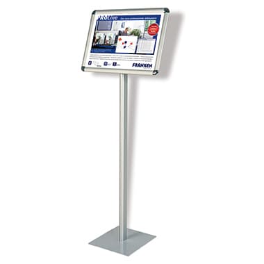 Franken Infodisplay DIN A3 120cm Standfuß tr/si