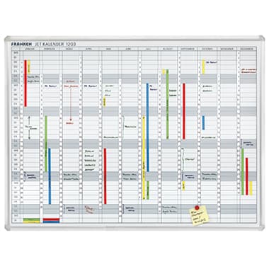 Franken Jahresplaner JetKalender 120x90cm 12M ws