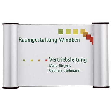 Franken Türschild Clip 180x115mm