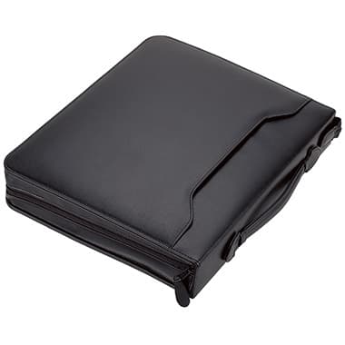 Alassio Schreibmappe BERGAMO 37x31x6,5cm Lederimitat sw