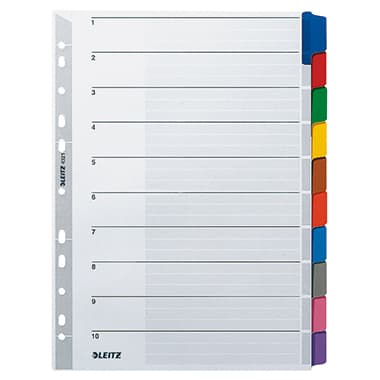 Leitz Register DIN A4 blanko volle Höhe 160g Karton gr