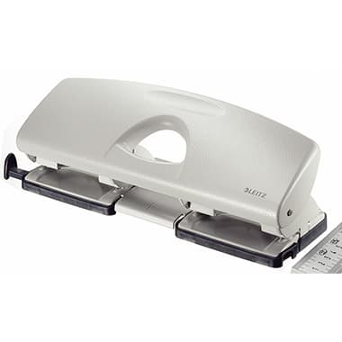 Leitz Doppellocher max. 25Blatt Metall grau