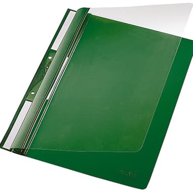Leitz Einhakhefter DIN A4 kfm. Heftung PVC gn