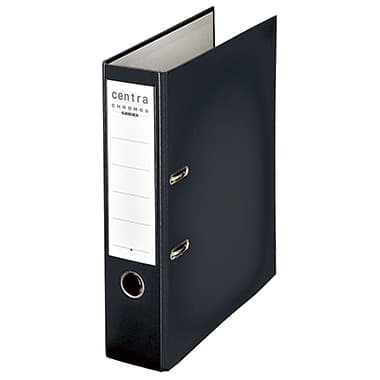 Centra Ordner CHROMOS A4 80mm schwarz