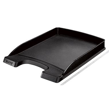 Leitz Briefablage Flach Plus DIN A4 stapelbar PS sw