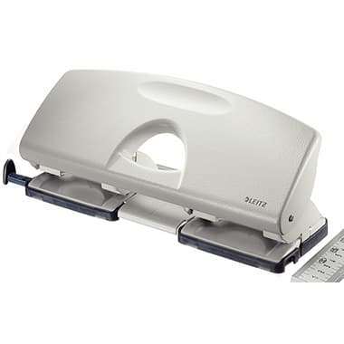 Leitz Doppellocher max. 16Blatt Metall grau